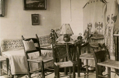 Double Axe stand at an exhibition.
