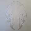 Handwoven tablecloth with white daisies - Image 2