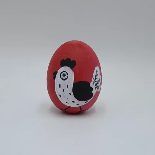 Κόκκινο ξύλινο αυγό