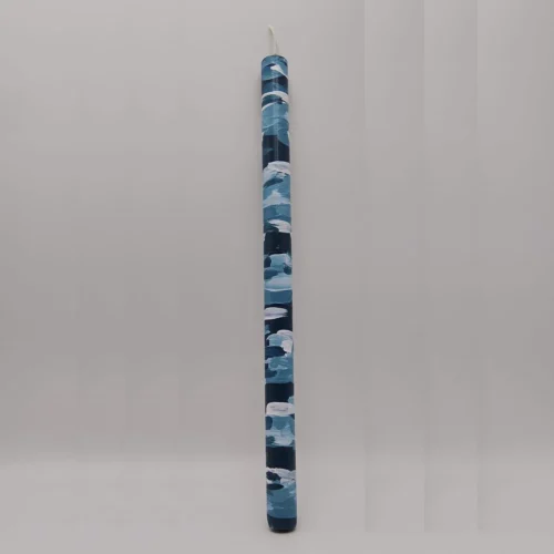 Λαμπάδα με ρίγες