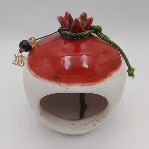 Ceramic pomegranate/house - Image 2