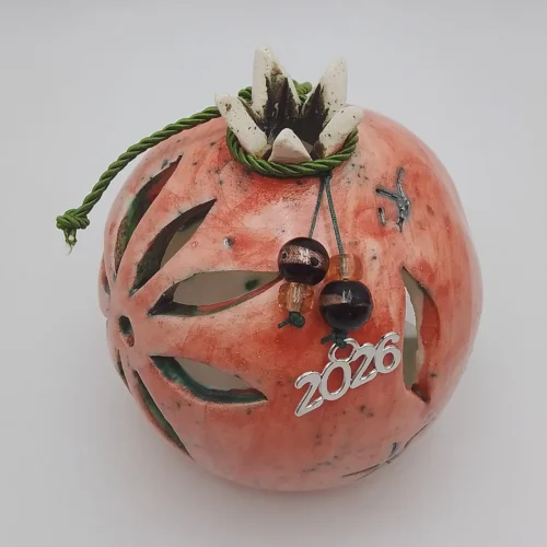 Ceramic decorated pomegranate - Image 2