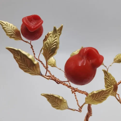 Brass pomegranate tree - Image 2