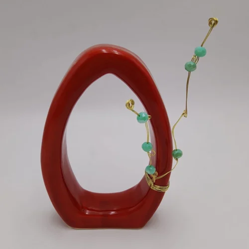 Easter egg with beads
