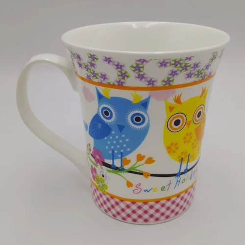 Mug with owls