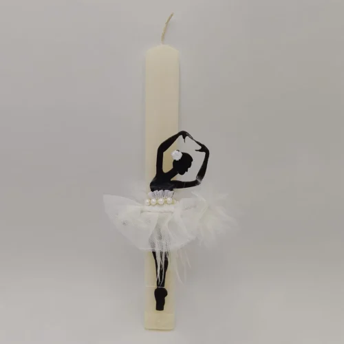 Λαμπάδα με μπαλαρίνα