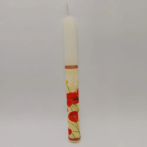 Λαμπάδα με λουλούδια