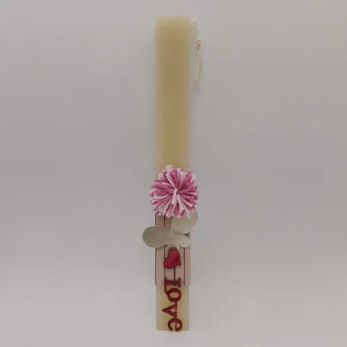 Λαμπάδα με πεταλούδα