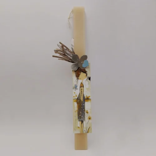 Λαμπάδα με σελιδοδείκτη πεταλούδα