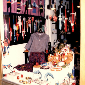 Show-window, Easter 1987. Show-window, Easter 1987.