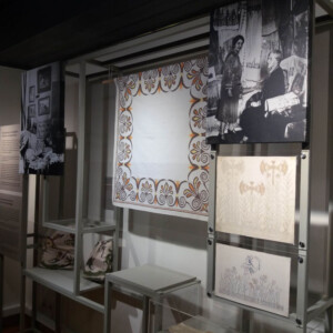 Kaloutsi's designs applied on bags, tablecloths and book-cover. Some of Kaloutsi's designs applied on bags, tablecloths and book-cover.